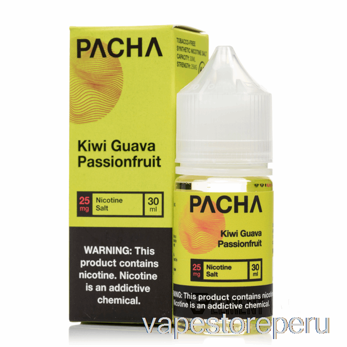 Vape Desechable Kiwi Guayaba Maracuyá - Sales De Pacha - 30ml 50mg